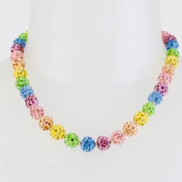 New Betsey Johnson Multicolor Fireball Collar - Picture 4 of 10
